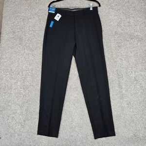 Haggar The Active Series Black Slim Fit suit Pants Mens 30x30 NEW
